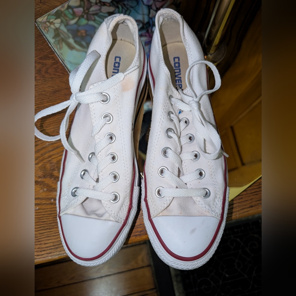 Converse Off-White Canvas Sneakers